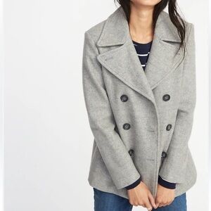 Old Navy Women's Gray Peacoat Size XS